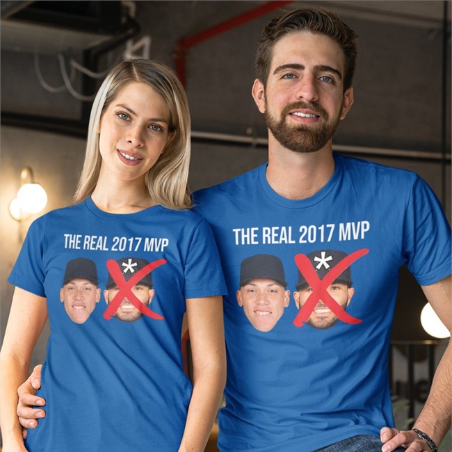 The real 2017 MVP Aaron Judge not Altuve Hoodies
