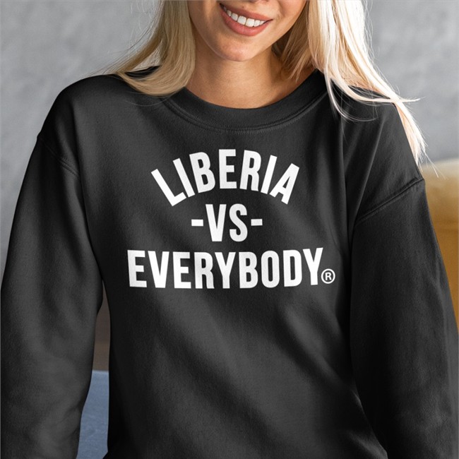 Liberia Vs Everybody Hoodie Liberia Vs Everybody T Shirt Shopper Board Merch Natashasmithyy