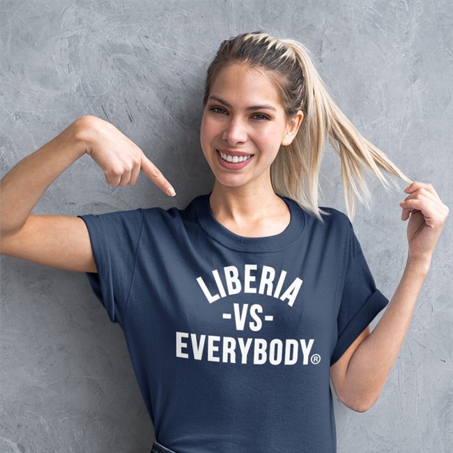 Liberia Vs Everybody Hoodie Liberia Vs Everybody Long Sleeve T Shirt Shopper Board Merch Natashasmithyy