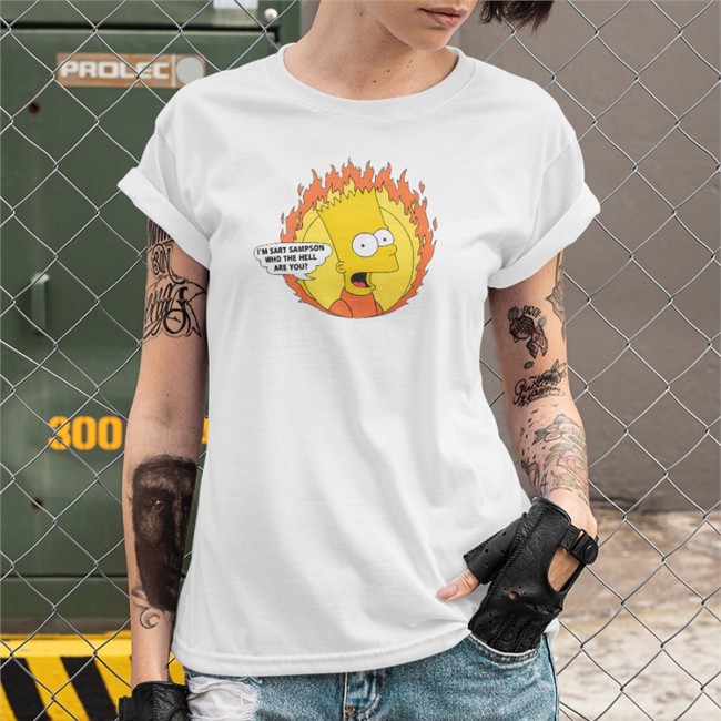 The Simpsons I'm Sart Sampson Who The Hell Are You Shirt Poorly Translated Shirts Bart Simpson The Simpsons I'm Sart Sampson Who The Hell Are You Long Sleeve Tee Poorly Translated Shirts Bart Simpson