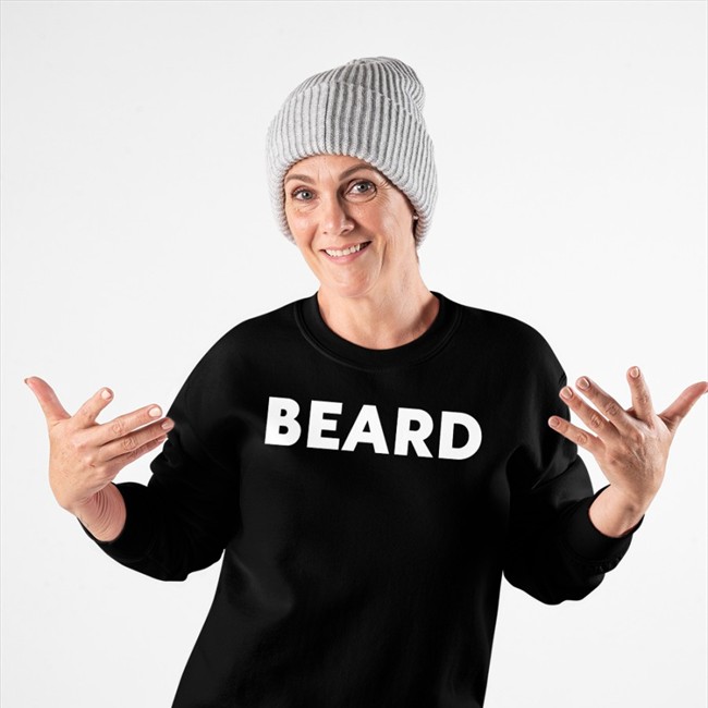 Beard Sweatshirt Zeurel