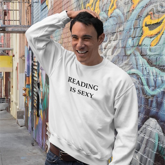 A Powerful Woman Reading Is Sexy Hoodie Hauteblood