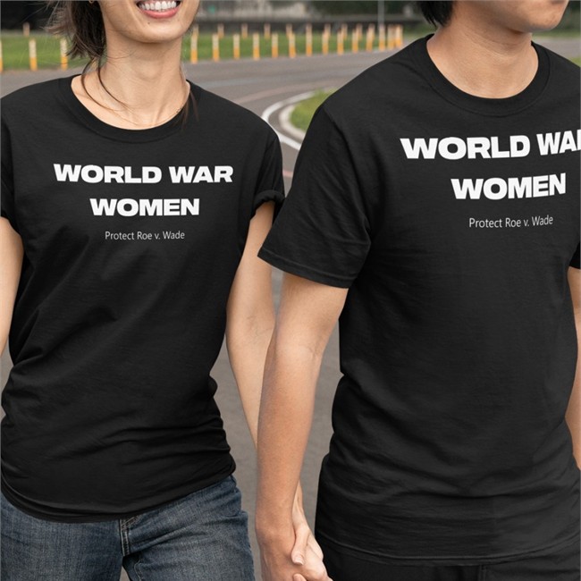 Amanda Abbington World War Women Protect Roe V Wade Long Sleeve Shirt Chimpsinsocks