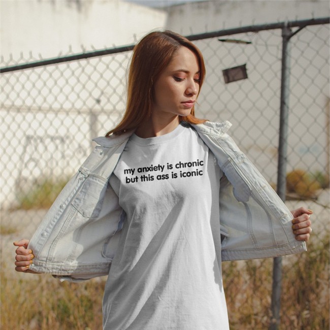 Scotty Sire My Anxiety Is Chronic But This Ass Is Iconic Shirt Davide Scotty Sire My Anxiety Is Chronic But This Ass Is Iconic T-Shirts