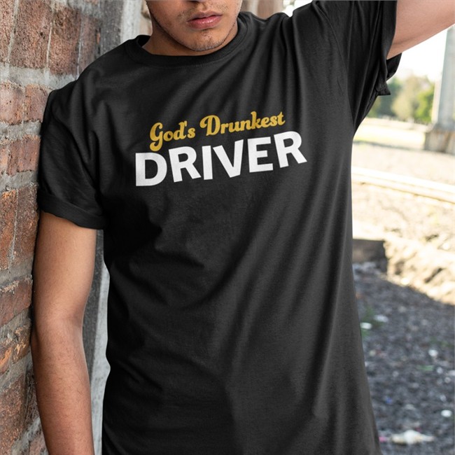 Shitheadsteve God's Drunkest Driver Tee Shirt
