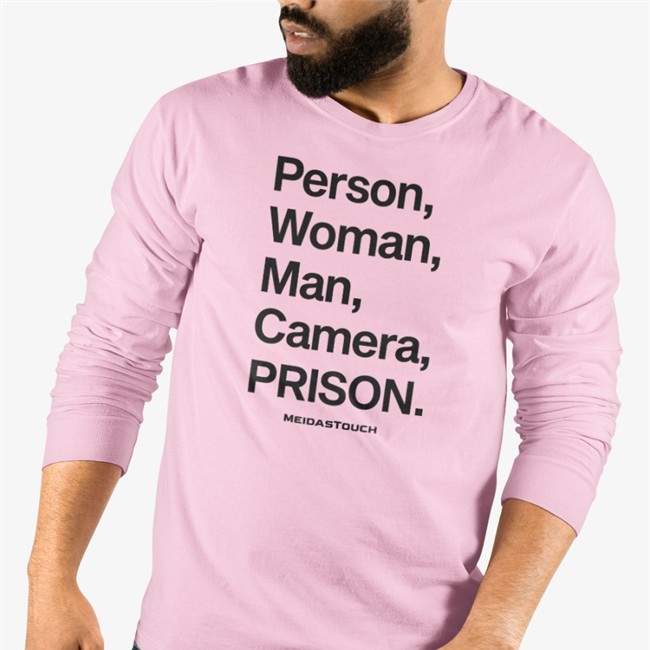Meidastouch Merch Person Woman Man Camera Prison Sweatshirt