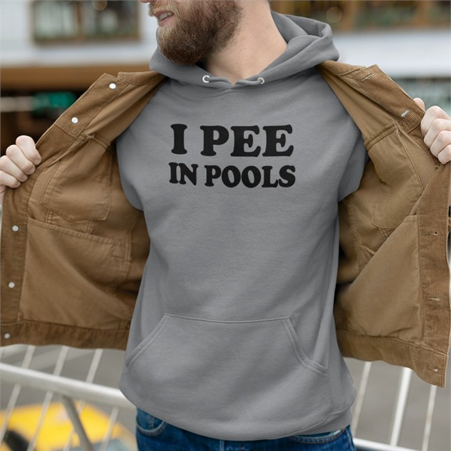 Danny Duncan Merch I Pee In Pools Light Blue Sweatshirt