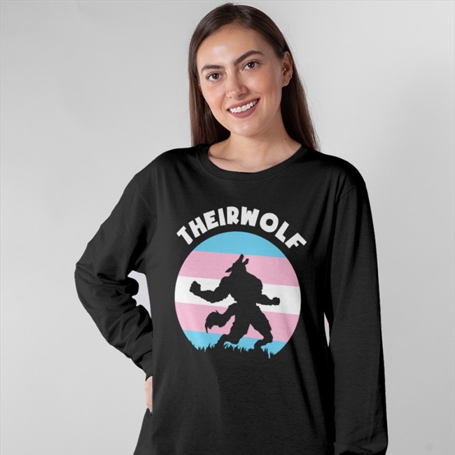 Theirwolf Trans Pride Lgbt Shirt