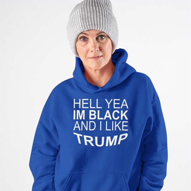 Yeah I’M Black And I Like Trump Shirt Zeekarkham Hell Yeah I’M Black And I Like Trump Tee Shirt
