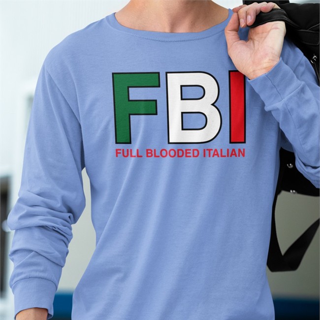 FBI Full Blooded Italian Tee Shirt FBI Full Blooded Italian T Shirts Boomer Core
