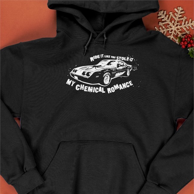 Ride It Like You Stole It My Chemical Romance Long Sleeve Tee DD Trans Amblack