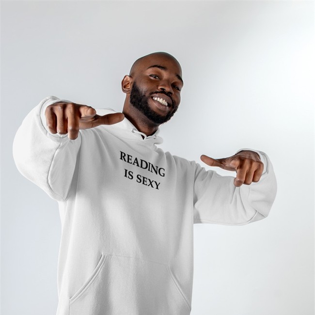 Reading Is Sexy Shirt A Powerful Woman Reading Is Sexy Hooded Sweatshirt Hauteblood