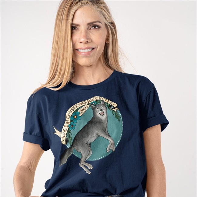 Zephyr Forever Wolf Conservation Center Shirt Nywolforg
