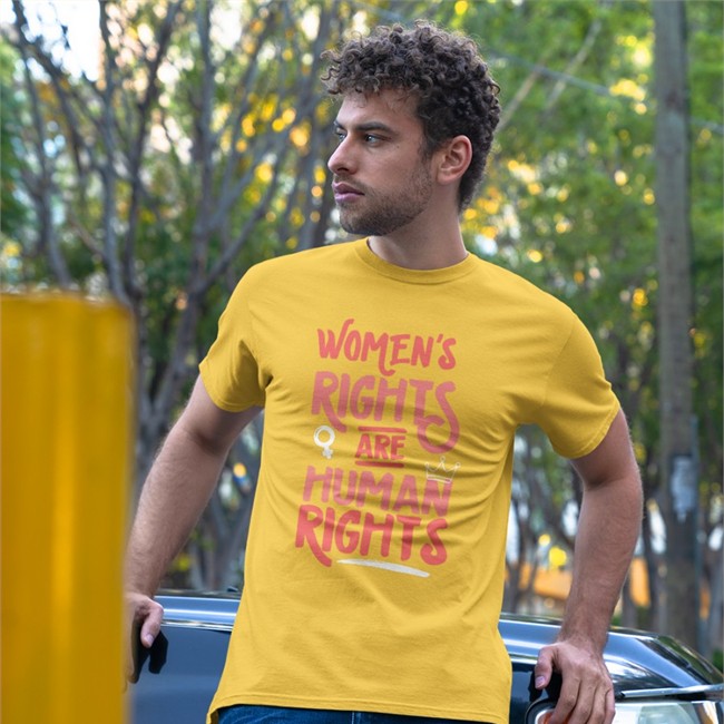 Feminist Women's Rights Are Human Rights Shirts Aunt Crabby Calls Bullshit