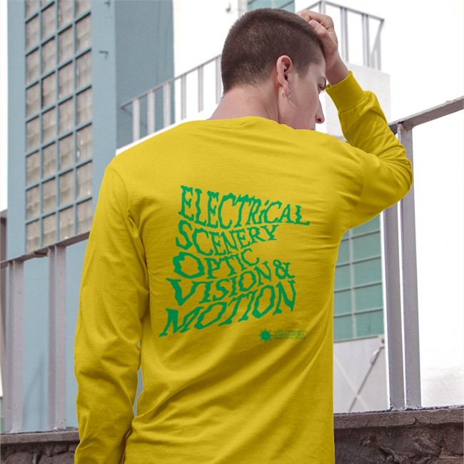 H&M Optic Vision Motion Crewneck Sweatshirt Merch OpTic Roger Optic Vision Motion Shirt H&M Merch OpTic Roger Electrical Scenery Optic Vision & Motion Look Forward To A Happy Life In A Beautyful Place