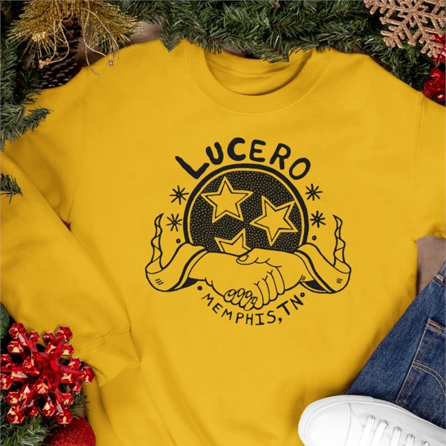 Lucero Merch Rough Handshake Hoodies Rough Handshake Shirts