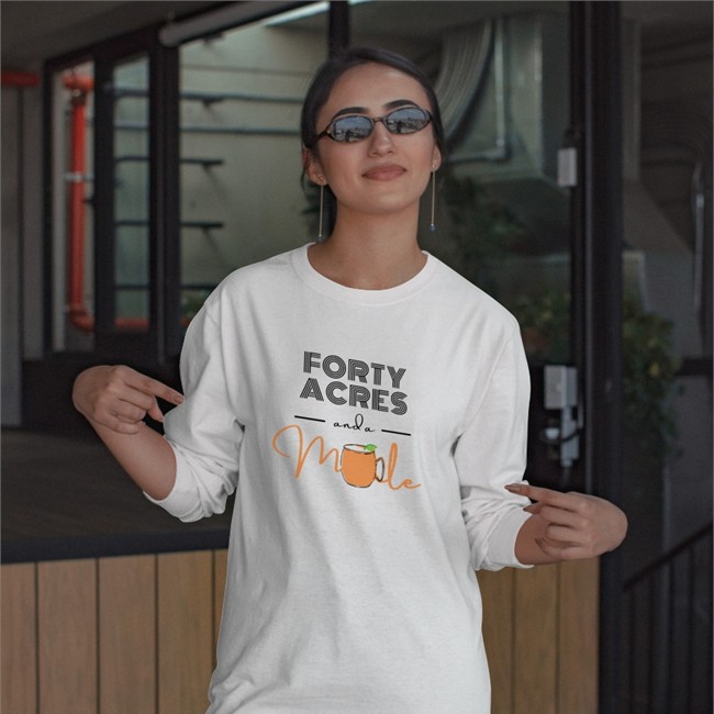 Forty Acres Anda Mule Long Sleeve Tee Josie Duffy Rice Forty Acres Anda Mule Tee Shirt Josie Duffy Rice