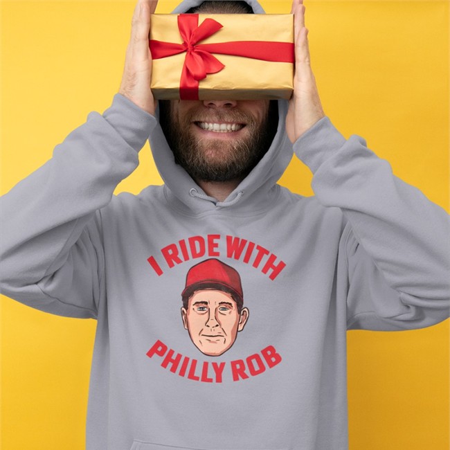 I Ride With Philly Rob Shirt White Bryce Harper I Ride With Philly Rob Tee