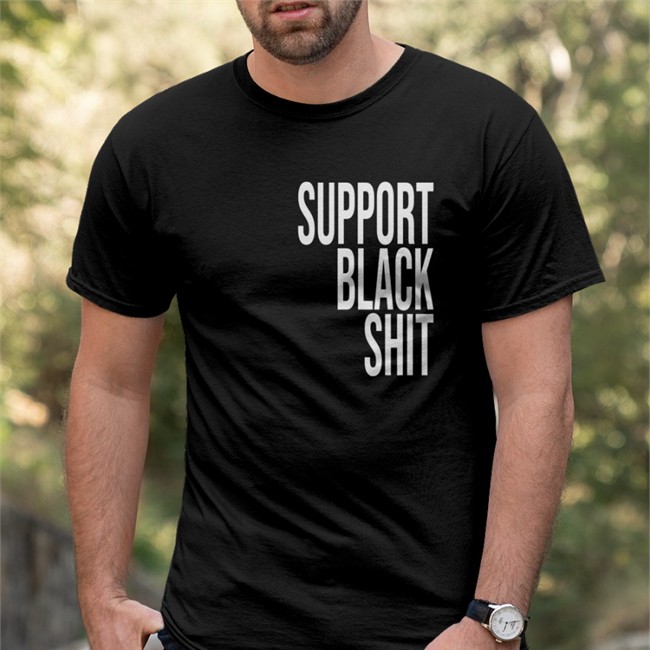 White Girl Learning Support Black Shit Shirt Uncle Bobbie's Shop Uncle Bobbie's Shop Support Black Shit Tee White Girl Learning