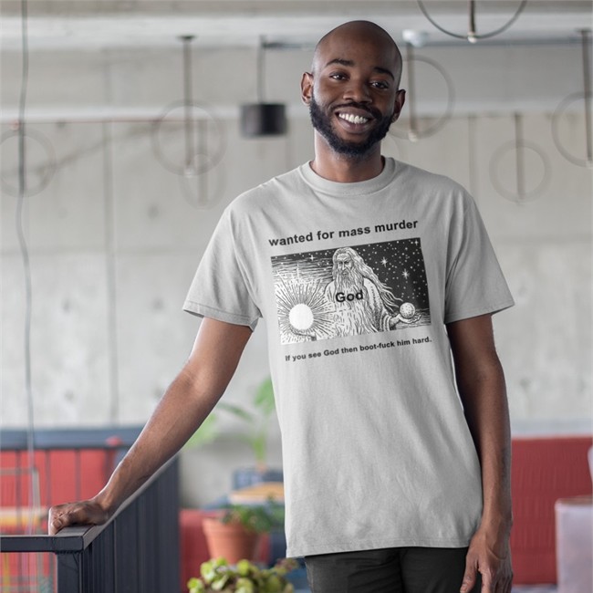 Wanted For Mass Murder God You See God Then Boot Fuck Him Hard Sweatshirt