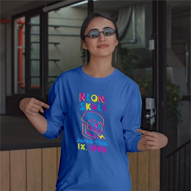 Fangamer World Of Horror Neon Skull Shirt