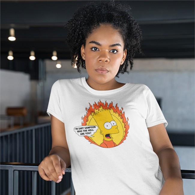 The Simpsons I'm Sart Sampson Who The Hell Are You Shirt Poorly Translated Shirts Bart Simpson I'm Sart Sampson Who The Hell Are You Shirt Poorly Translated Shirts Bart Simpson The Simpsons