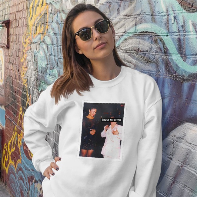 Shirts That Go Hard Trust No Bitch Hooded Sweatshirt Selena Yolanda Saldívar Shirts That Go Hard Trust No Bitch Tee Selena Yolanda Saldívar