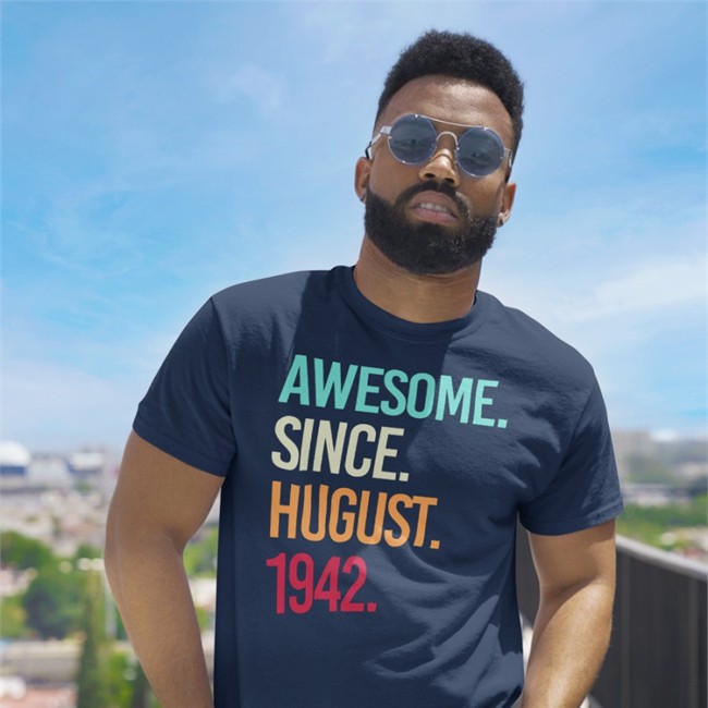 Awesome Since August 1942 Tee Isobel Isobelball5