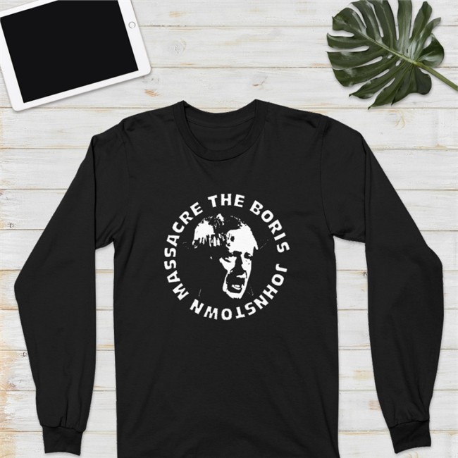 The Boris Johnstown Massacre Shirt Black The Boris Johnstown Massacre Fuck Tee Anton Newcombe