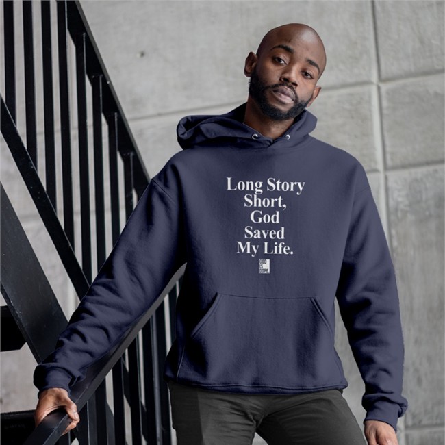 God Is Dope Shop Long Story Short God Saved My Life Shirts Yolett McPhee McCuin Long Story Short God Saved My Life T-Shirt