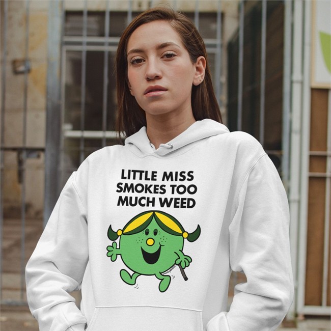 Ale Nandialexx Little Miss Smokes Too Much Weed T-Shirt Snorturprozac