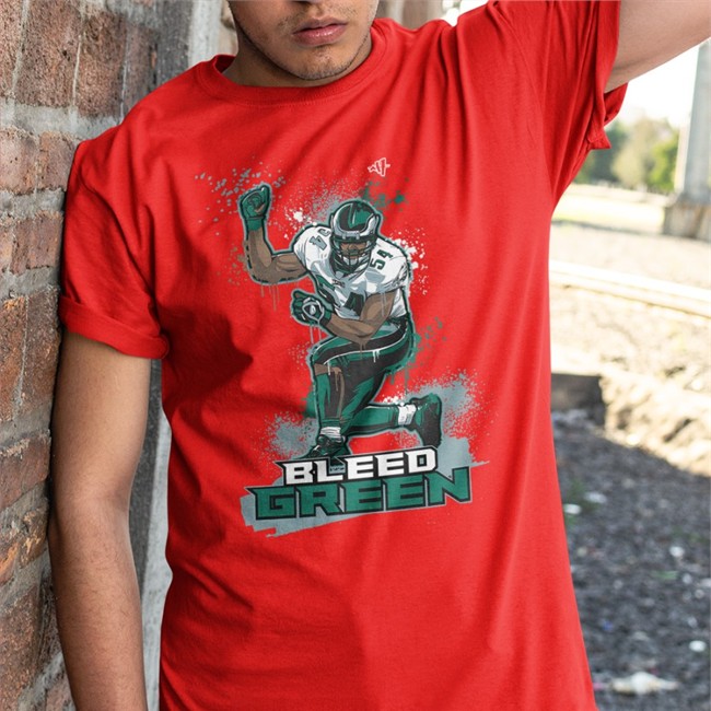 Art History 101 Merch Bleed Green Jeremiah Trotter Shirt Nick Sirianni Shamus Art History 101 Merch Nick Sirianni Bleed Green Jeremiah Trotter Long Sleeve Tee Shamus