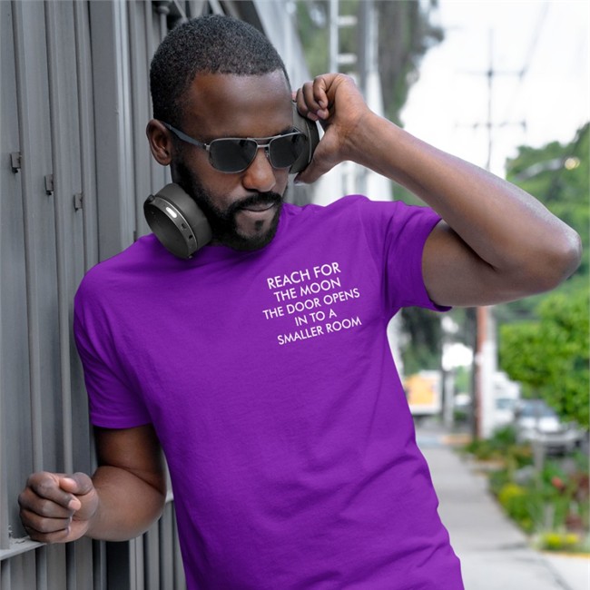 Reach For The Moon The Door Opens In To A Smaller Room Shirt Poorly Translated Shirts