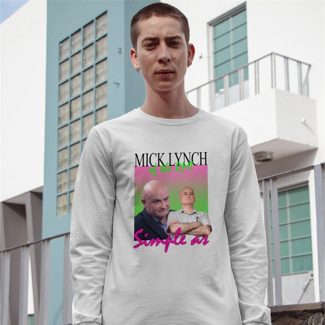 Mick Lynch Of The RMT Simple As Hoodie Mick Lynch Simple As Tee