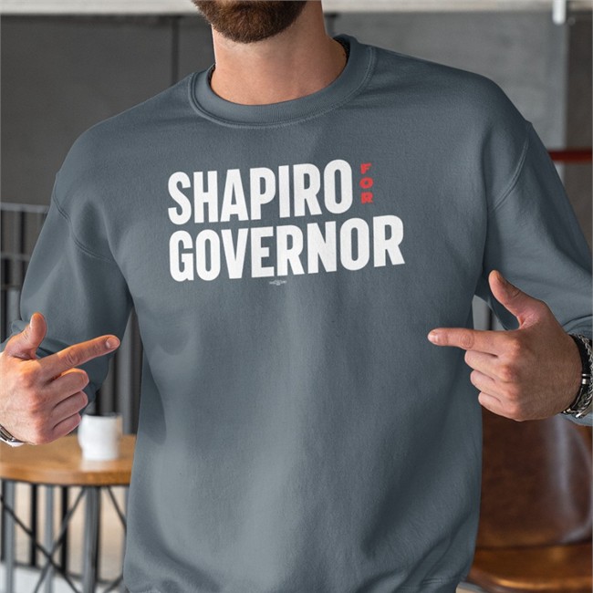 Shapiro For Governor T Shirt Navy Josh Shapiro