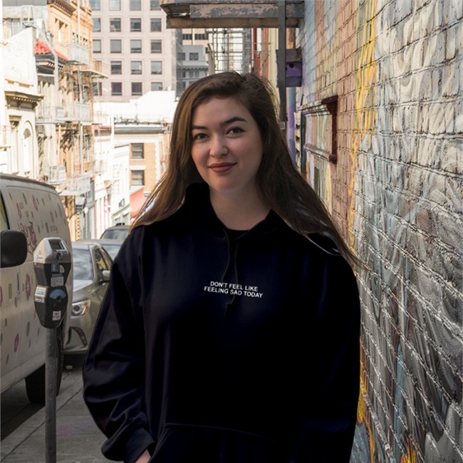 Yungblud Merchandise Don’t Feel Like Feeling Sad Today Hoodie Yungblud Merchandise Black Yungblud Merchandise Don’t Feel Like Feeling Sad Today Hoodie Yungblud Merchandise Black