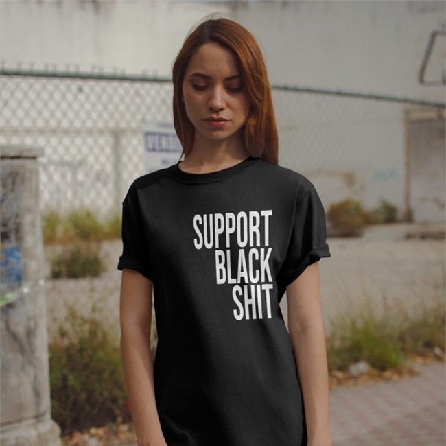 Uncle Bobbie's Shop Support Black Shit Hoodie White Girl Learning