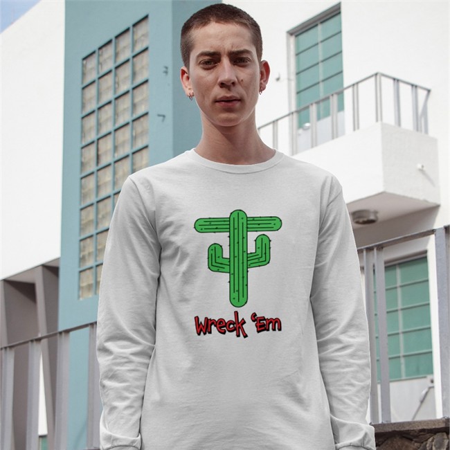 Wreck Em Cactus T Shirt Patrick Mahomes Texas Tech Red Raiders Wreck Em Cactus Hoodie