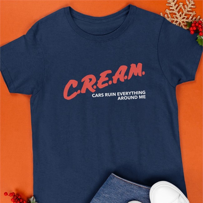 Cream Cars Ruin Everything Around Me Sweatshirt Chloe Naylor Cream Cars Ruin Everything Around Me Crewneck Sweatshirt Chloe Naylor