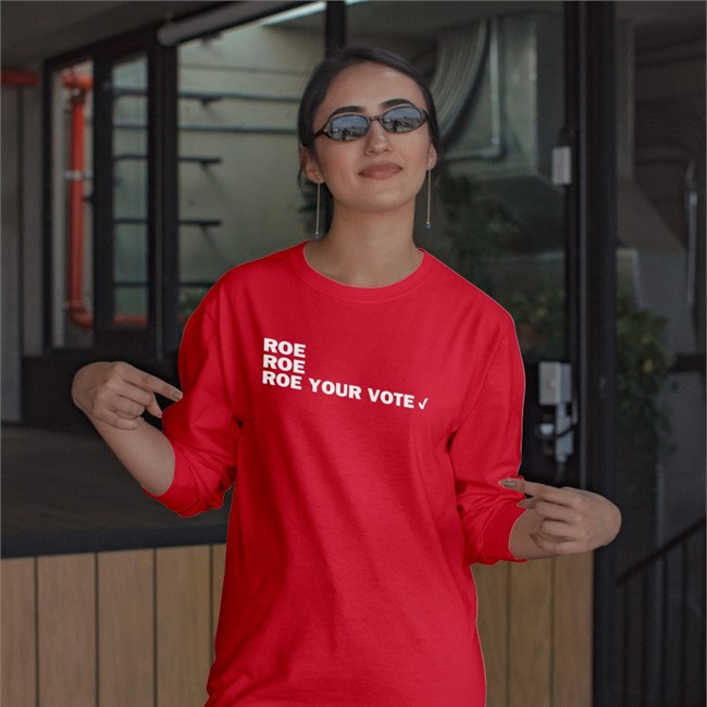 Roe Roe Roe Your Vote Shirt CAHeidelberger Roe Roe Roe Your Vote Tee