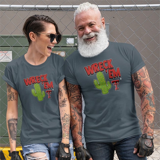 Texas Tech Football Wreck 'Em Cactus T Shirts Breakingt Merch