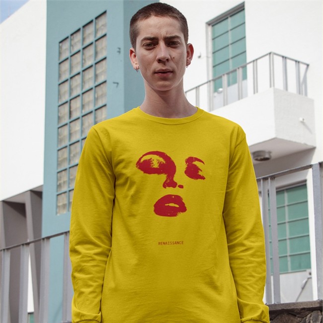 Renaissance Face Ringer Shirt