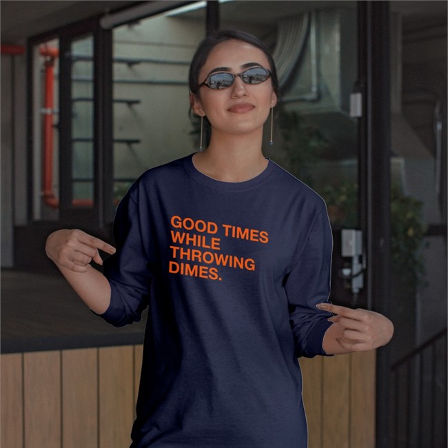 Obvious Shirts Shop Good Times While Throwing Dimes Hoodie