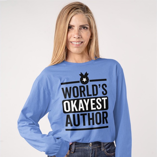 Sunyi World's Okayest Author Shirt Blind_Nycteris