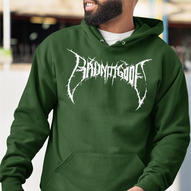 Bad Not Good Merch Root Typo Hoodie