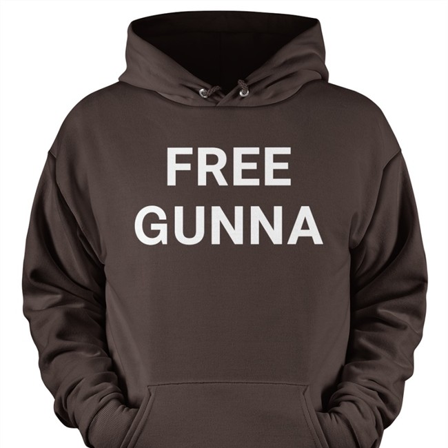 Free Gunna Tee Shirt Black Free Gunna Hooded Sweatshirt Black