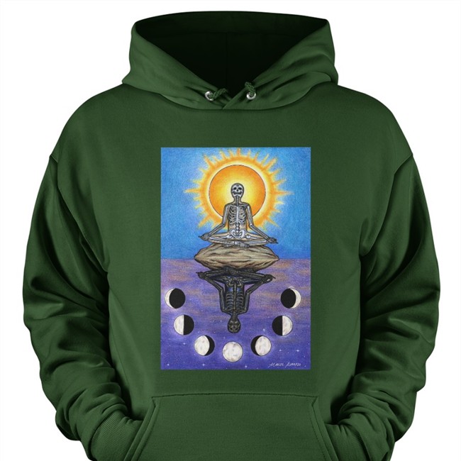 Moon To Go Through Phases Sweatshirt Moon To Go Through Phases Hooded Sweatshirt Marcos Alvarado Karla