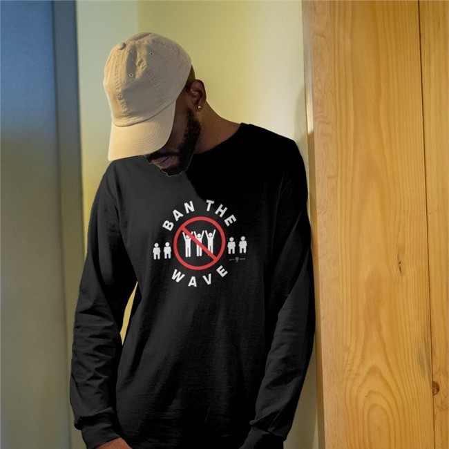 Roto Wear Merch Ban The Wave V Neck T Shirt Ryan Divish