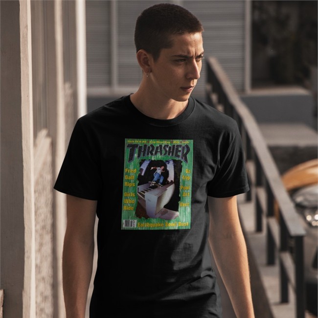 Thrasher Fred Gall Rips Girls Who Ride Oz Trip Pool Art Vert Earthquake Bowl Bust Hooded Sweatshirt