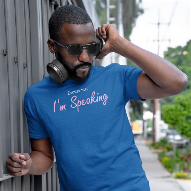 Stacey Abrams Excuse Me I'm Speaking Zip Up Hooded Sweatshirt Afrosabi Stacey Abrams Excuse Me I'm Speaking Tee Afrosabi